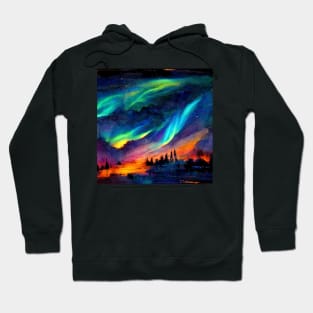 Aurora Borealis Northern Lights Hoodie